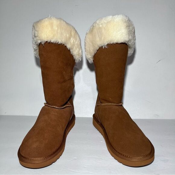 Lamo Celeste Water Resistant Suede Tall Winter Boots - Picture 3 of 6